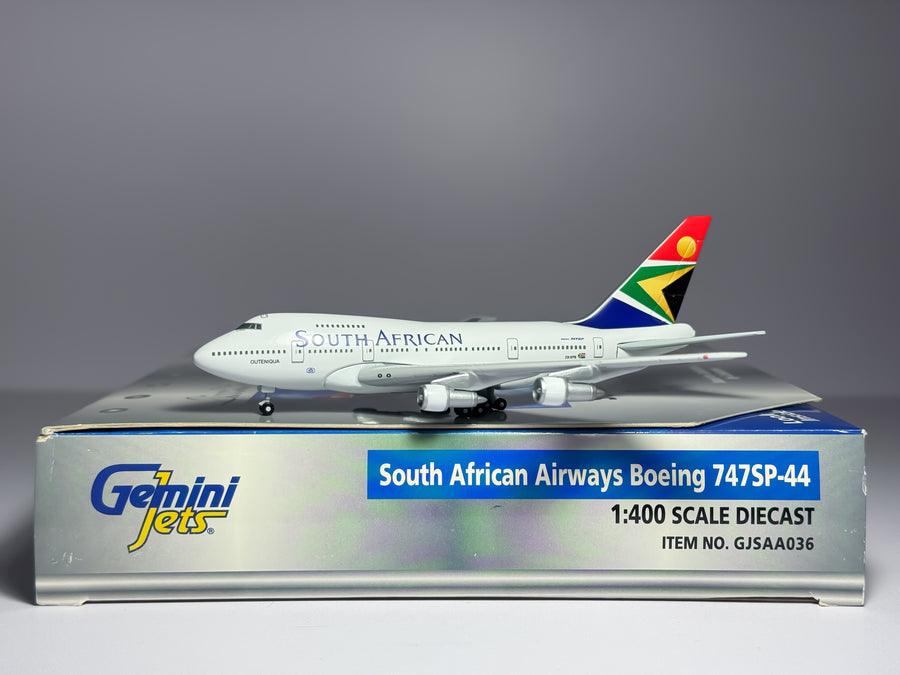 South African Airways Boeing 747SP 1:400 Gemini Jets ZS-SPB (GJSAA036)