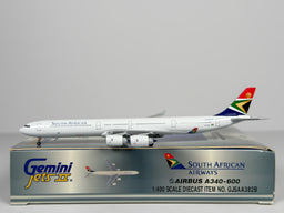 South African Airways Airbus A340-600 1:400 Gemini Jets ZS-SNB (GJSAA382B)