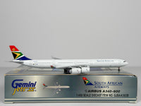 South African Airways Airbus A340-600 1:400 Gemini Jets ZS-SNB (GJSAA382B)