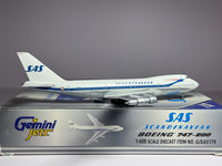 Scandinavian Airlines (SAS) Boeing 747-200 1:400 Gemini Jets N4501Q (GJSAS179)