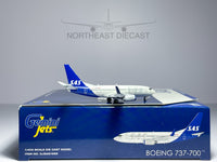 Scandinavian Airlines (SAS) Boeing 737-700 1:400 Gemini Jets SE-RJX (GJSAS1988)