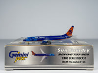Sun Country Airlines Boeing 737-800 1:400 Gemini Jets N800SY (GJSCX190)