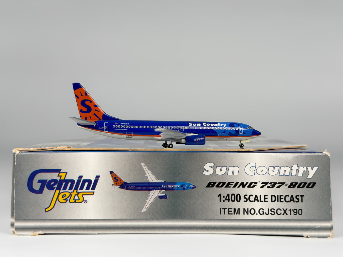Sun Country Airlines Boeing 737-800 1:400 Gemini Jets N800SY (GJSCX190)