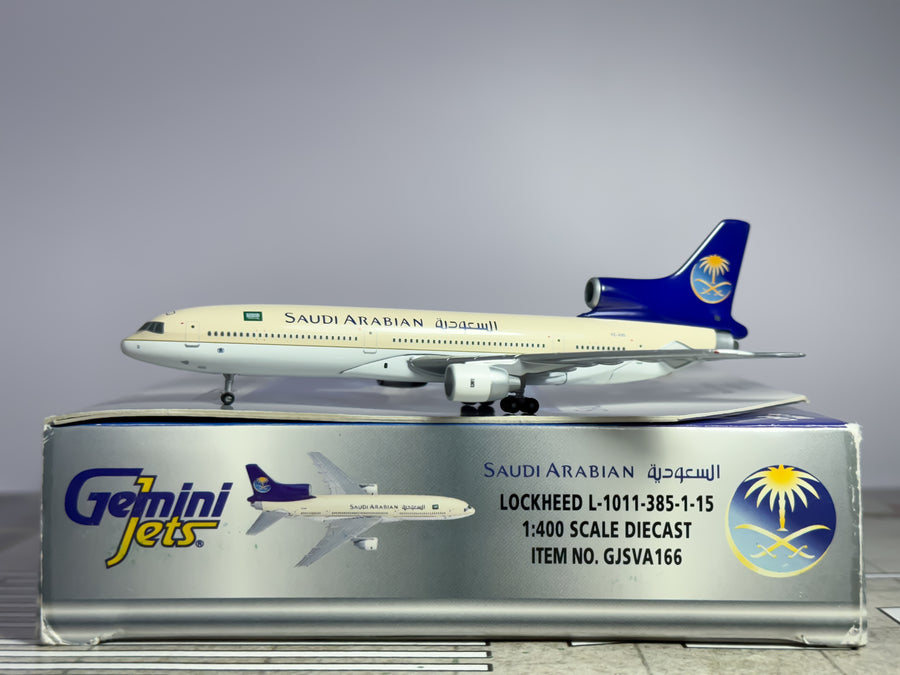 Saudi Arabian Airlines Lockheed L-1011 1:400 Gemini Jets HZ-AHO (GJSVA166)