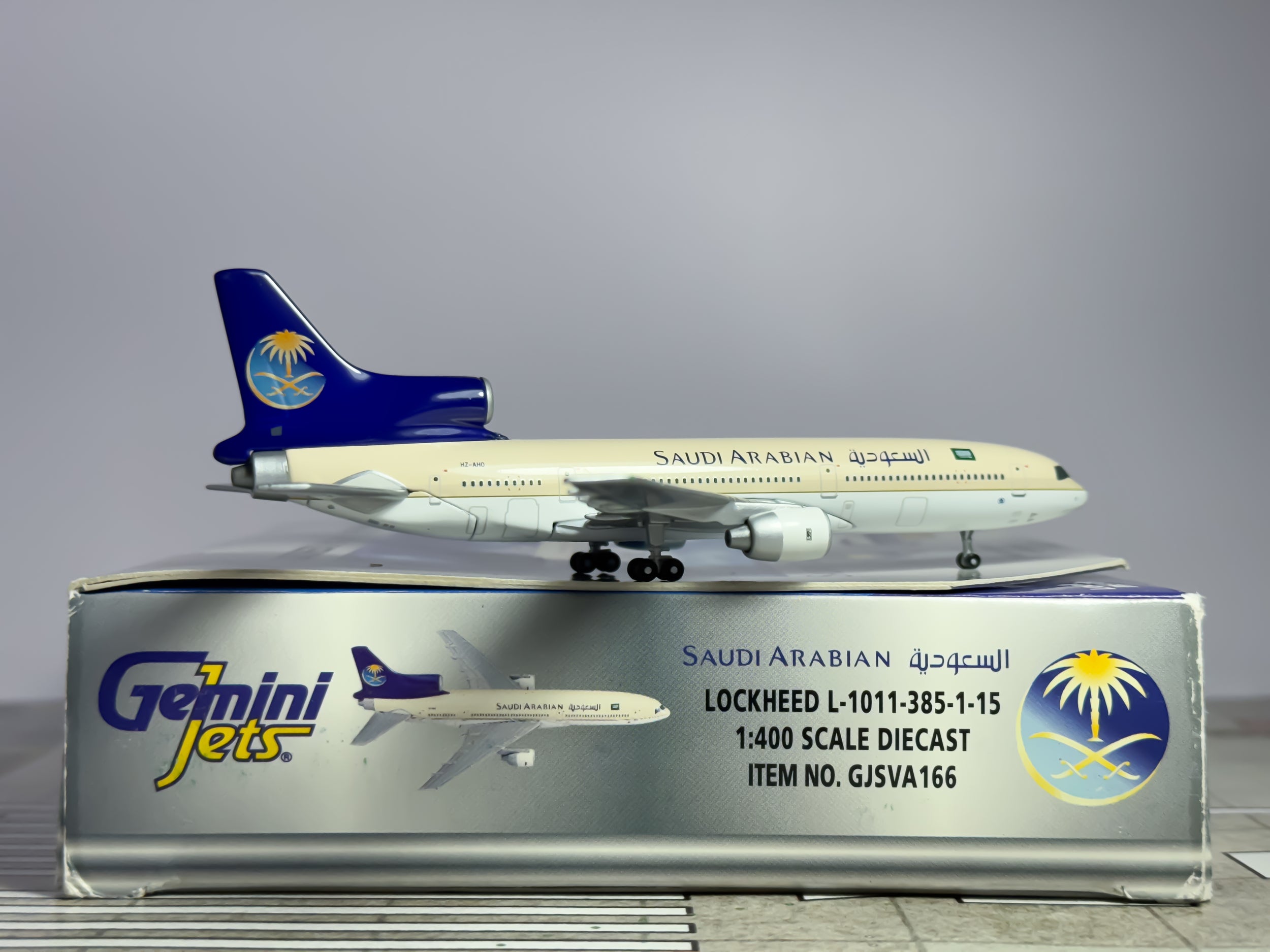 Saudi Arabian Airlines Lockheed L-1011 1:400 Gemini Jets HZ-AHO (GJSVA166)