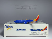 Southwest Airlines Boeing 737 MAX 8 1:400 Gemini Jets N8706W (GJSWA1811)