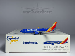 Southwest Airlines Boeing 737 MAX 8 1:400 Gemini Jets N8706W (GJSWA1811)