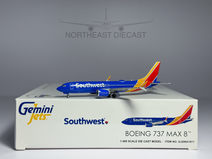 Southwest Airlines Boeing 737 MAX 8 1:400 Gemini Jets N8706W (GJSWA1811)