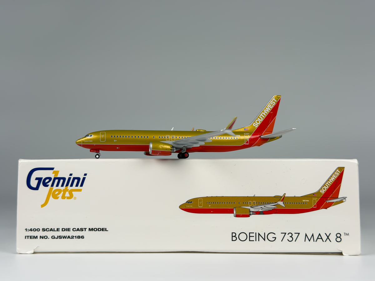 Southwest Airlines Boeing 737 MAX 8 1:400 Gemini Jets N871HK (GJSWA2186)