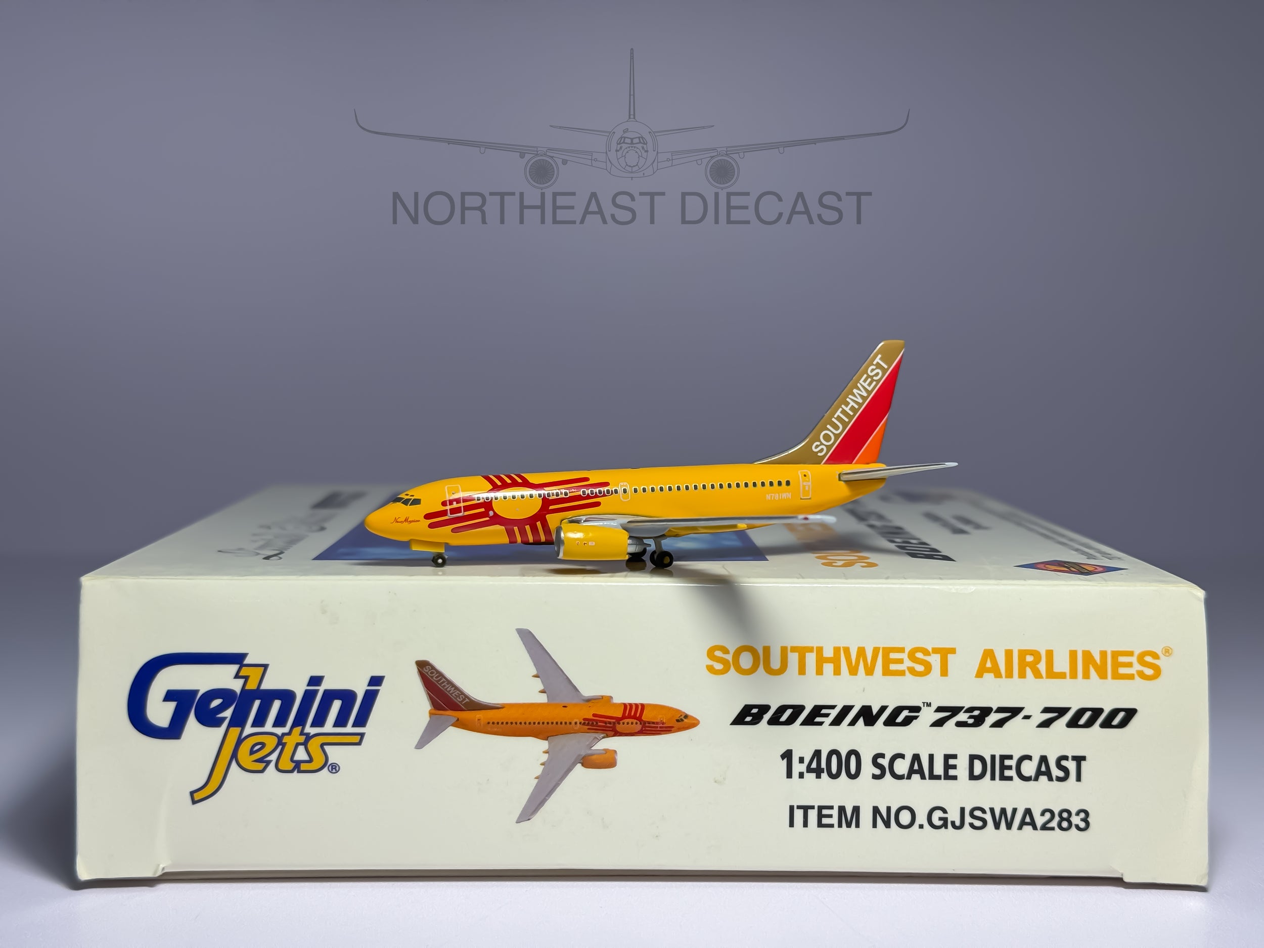 Southwest Airlines Boeing 737-700 1:400 Gemini Jets N781WN (GJSWA283)