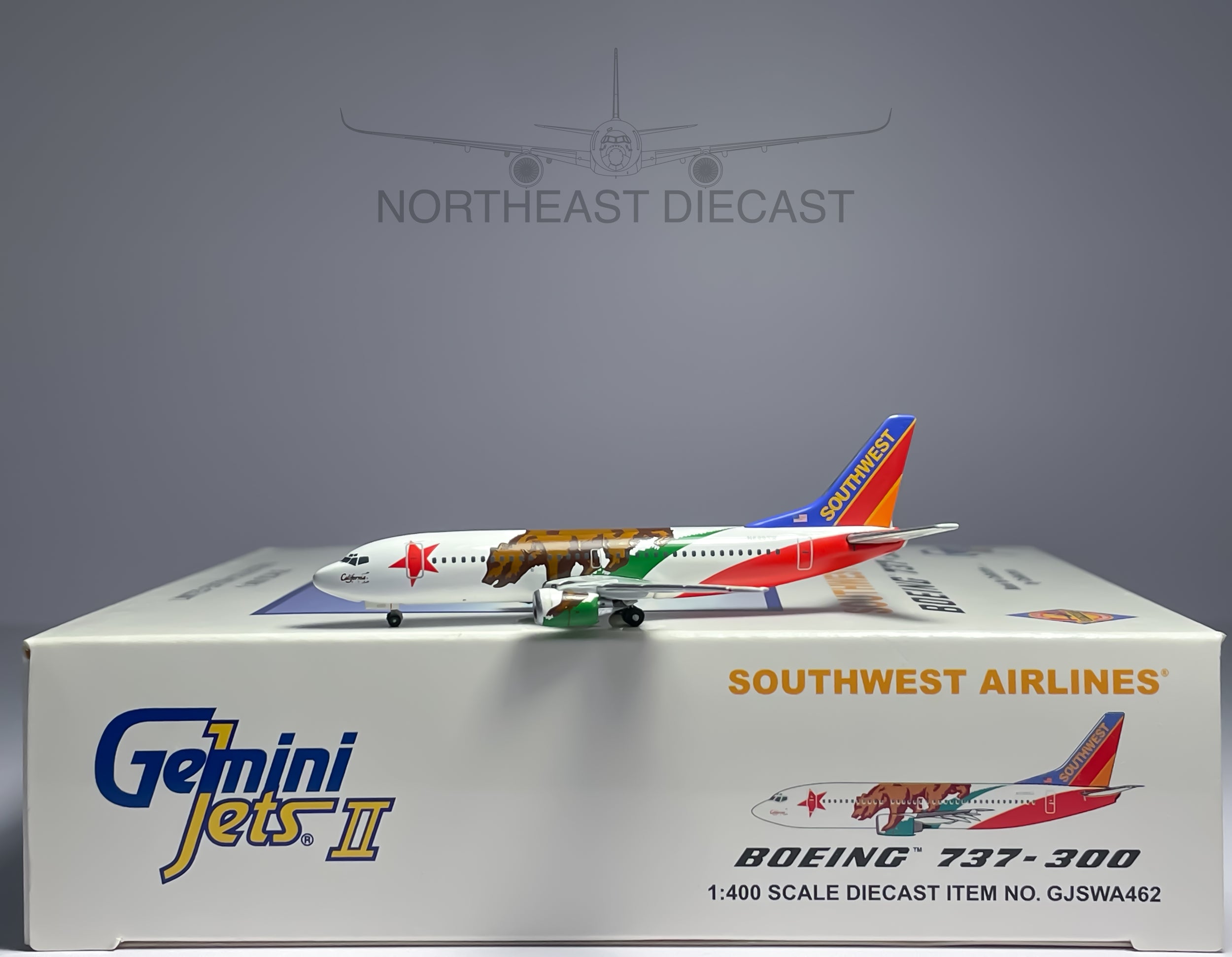 Southwest Airlines Boeing 737-300 1:400 Gemini Jets N609SW (GJSWA462)