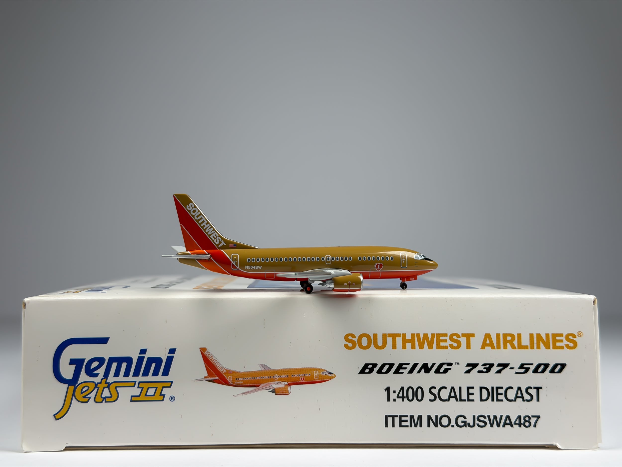 Southwest Airlines Boeing 737-500 1:400 Gemini Jets N504SW (GJSWA487)