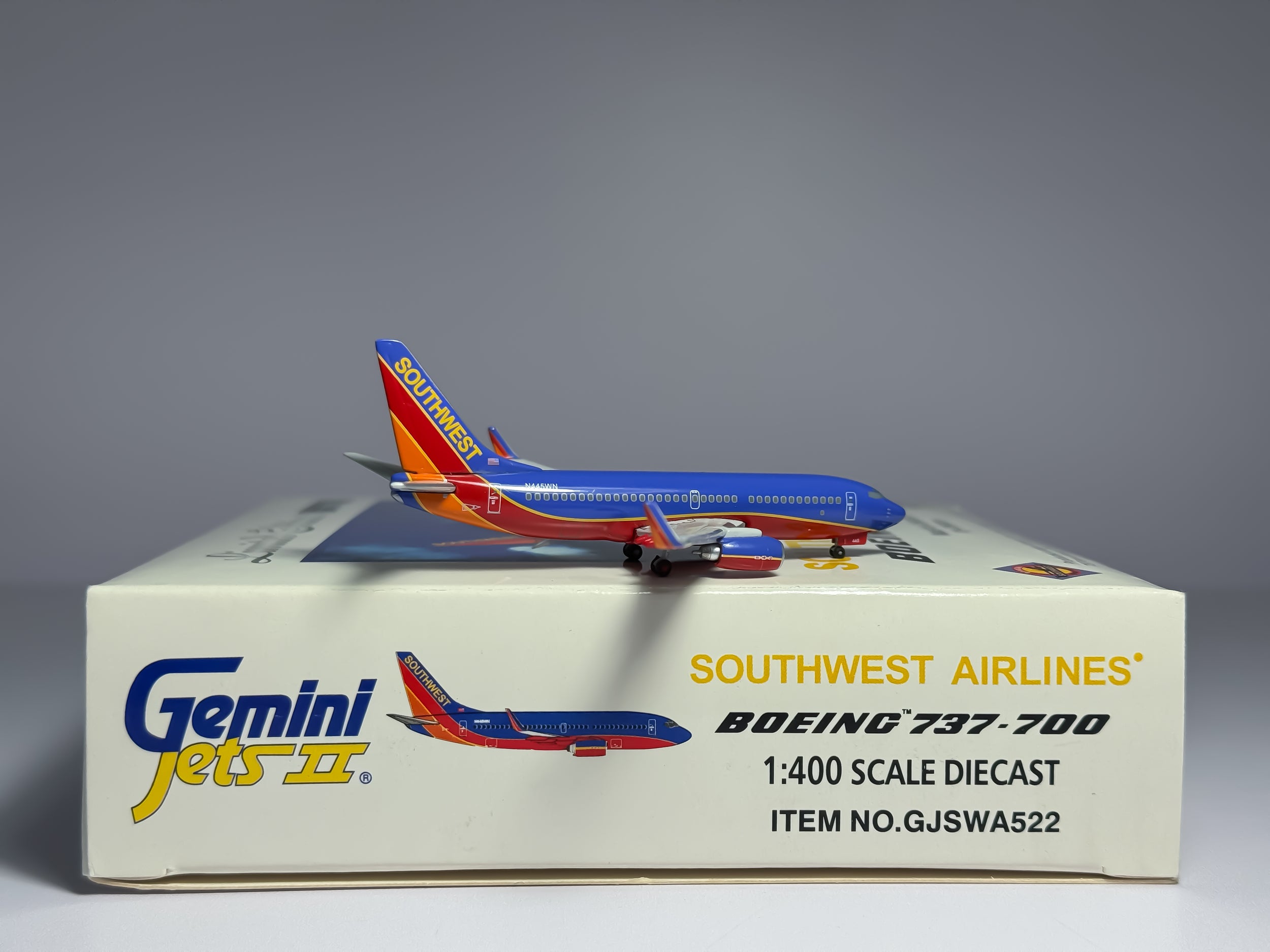Southwest Airlines Boeing 737-700 1:400 Gemini Jets N445WN (GJSWA522)