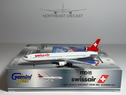 Swissair McDonnell Douglas MD-11 1:400 Gemini Jets HB-IWO (GJSWR153)