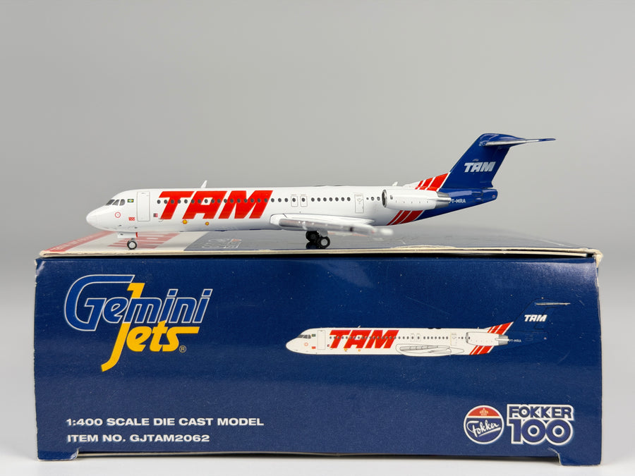 TAM Linhas Aereas Fokker F-100 1:400 Gemini Jets PT-MRA (GJTAM2062)