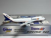 Tower Air Boeing 747-100 1:400 Gemini Jets N606FF (GJTOW057)