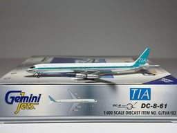 Trans International Airlines Douglas DC-8-61 1:400 Gemini Jets N8961T (GJTVA102)