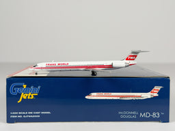 Trans World Airlines (TWA) McDonnell Douglas MD-83 1:400 Gemini Jets N9303K (GJTWA2009)