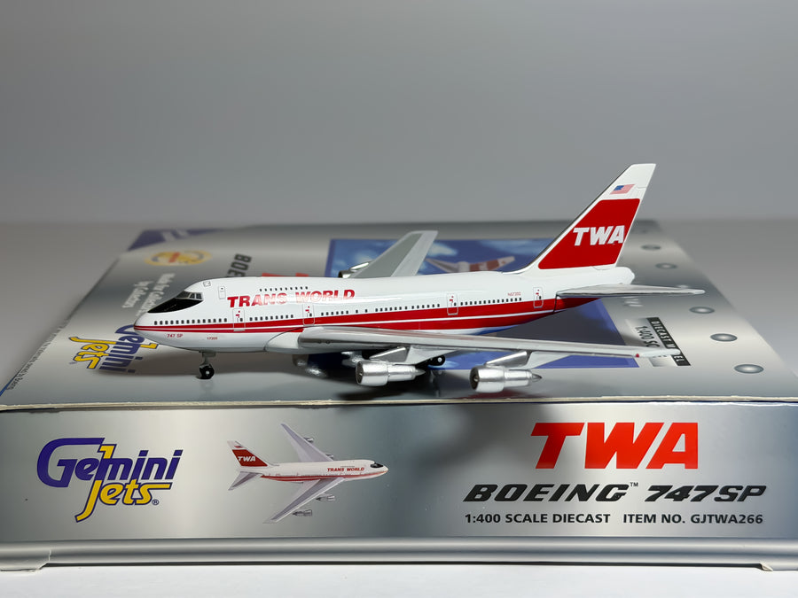 Trans World Airlines (TWA) Boeing 747SP 1:400 Gemini Jets N57202 (GJTWA266)