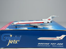 Trans World Airlines (TWA) Boeing 727-200 1:400 Gemini Jets N64323 (GJTWA436)