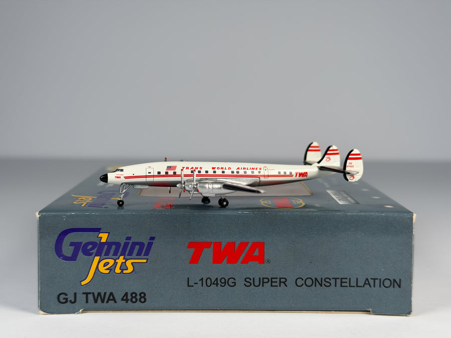 Trans World Airlines (TWA) Lockheed L-1049 1:400 Gemini Jets N7102C (GJTWA488)