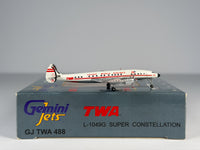 Trans World Airlines (TWA) Lockheed L-1049 1:400 Gemini Jets N7102C (GJTWA488)