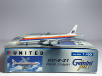 United Airlines Douglas DC-8-20 1:400 Gemini Jets N8005U (GJUAL091)