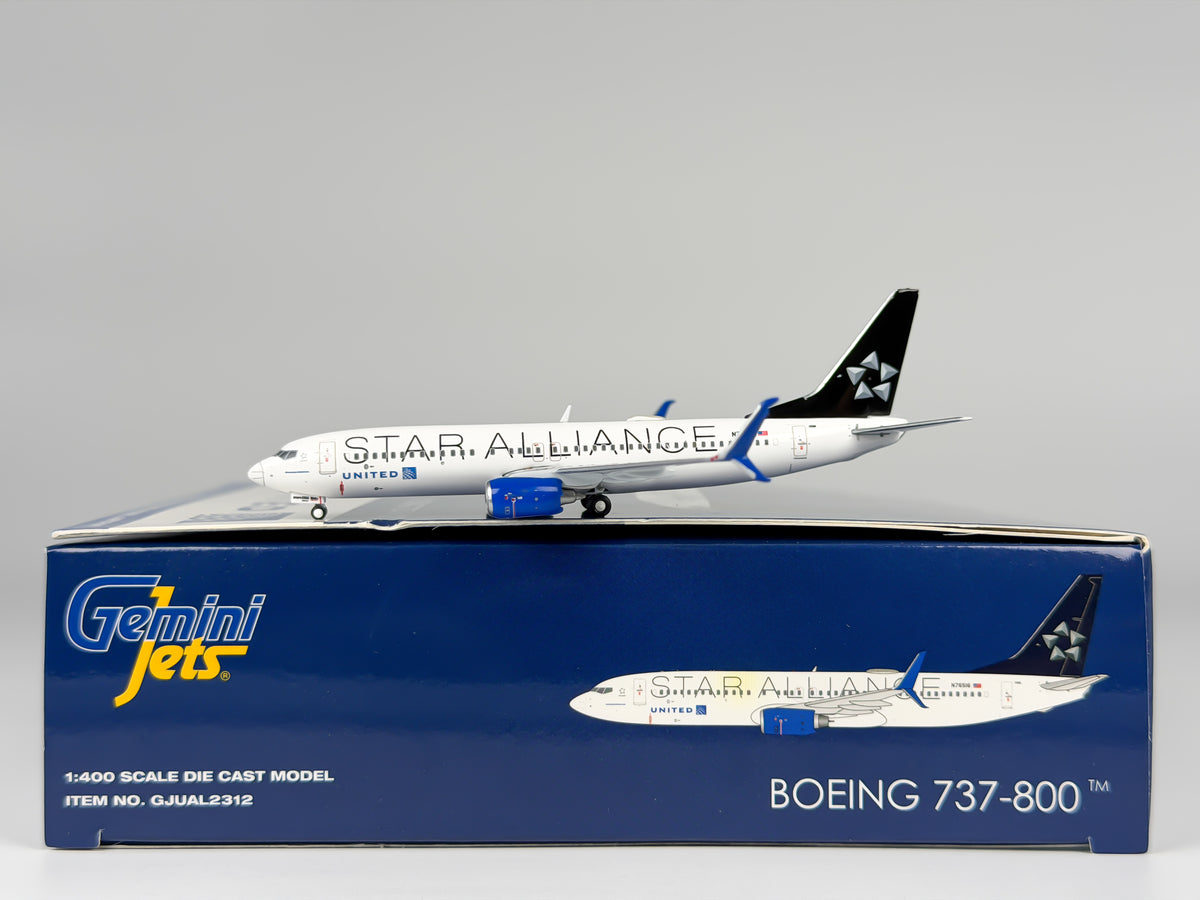 United Airlines Boeing 737-800 1:400 Gemini Jets N76516 (GJUAL2312)