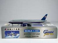 United Airlines Boeing 777-200 1:400 Gemini Jets N799UA (GJUAL298)
