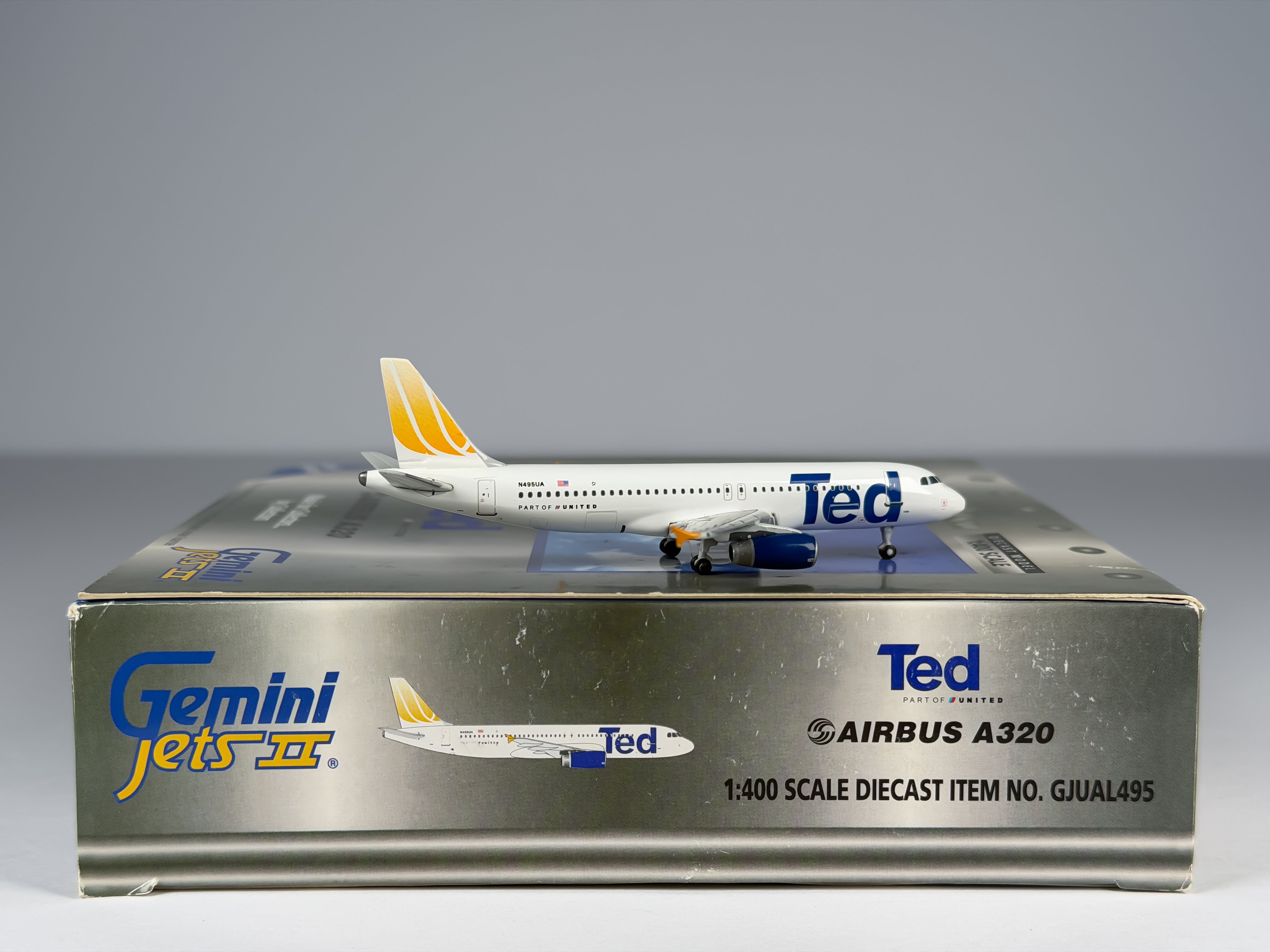 United Airlines Airbus A320 1:400 Gemini Jets N495UA (GJUAL495)