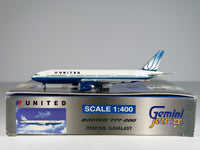 United Airlines Boeing 777-200 1:400 Gemini Jets N775UA (GJUAL497)