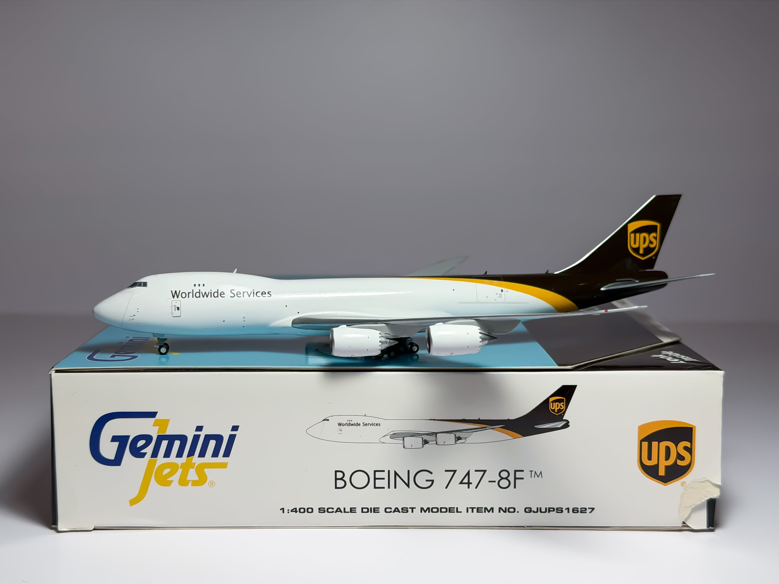 United Parcel Service (UPS) Boeing 747-8F 1:400 Gemini Jets (GJUPS1627)