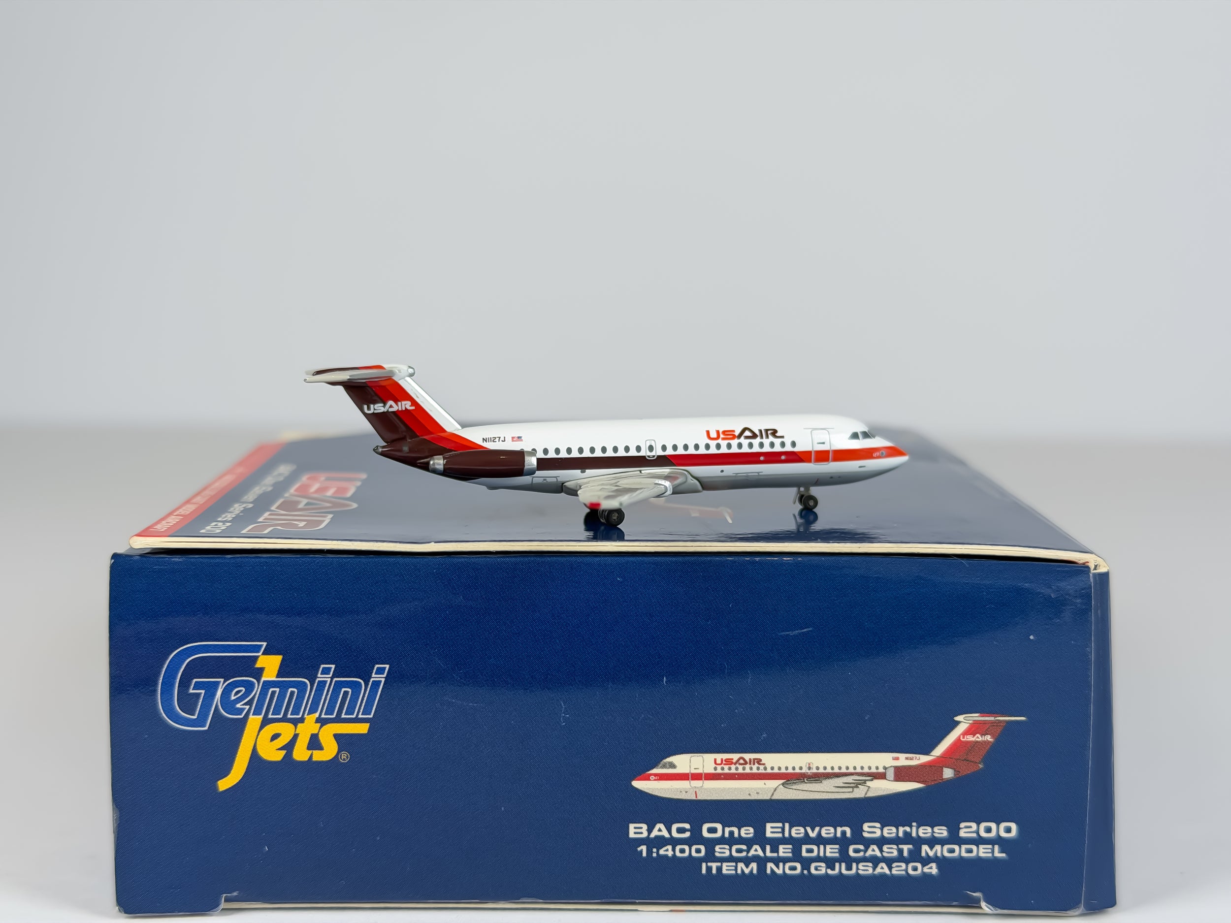 USAir BAC 1-11 1:400 Gemini Jets N1127J (GJUSA204)