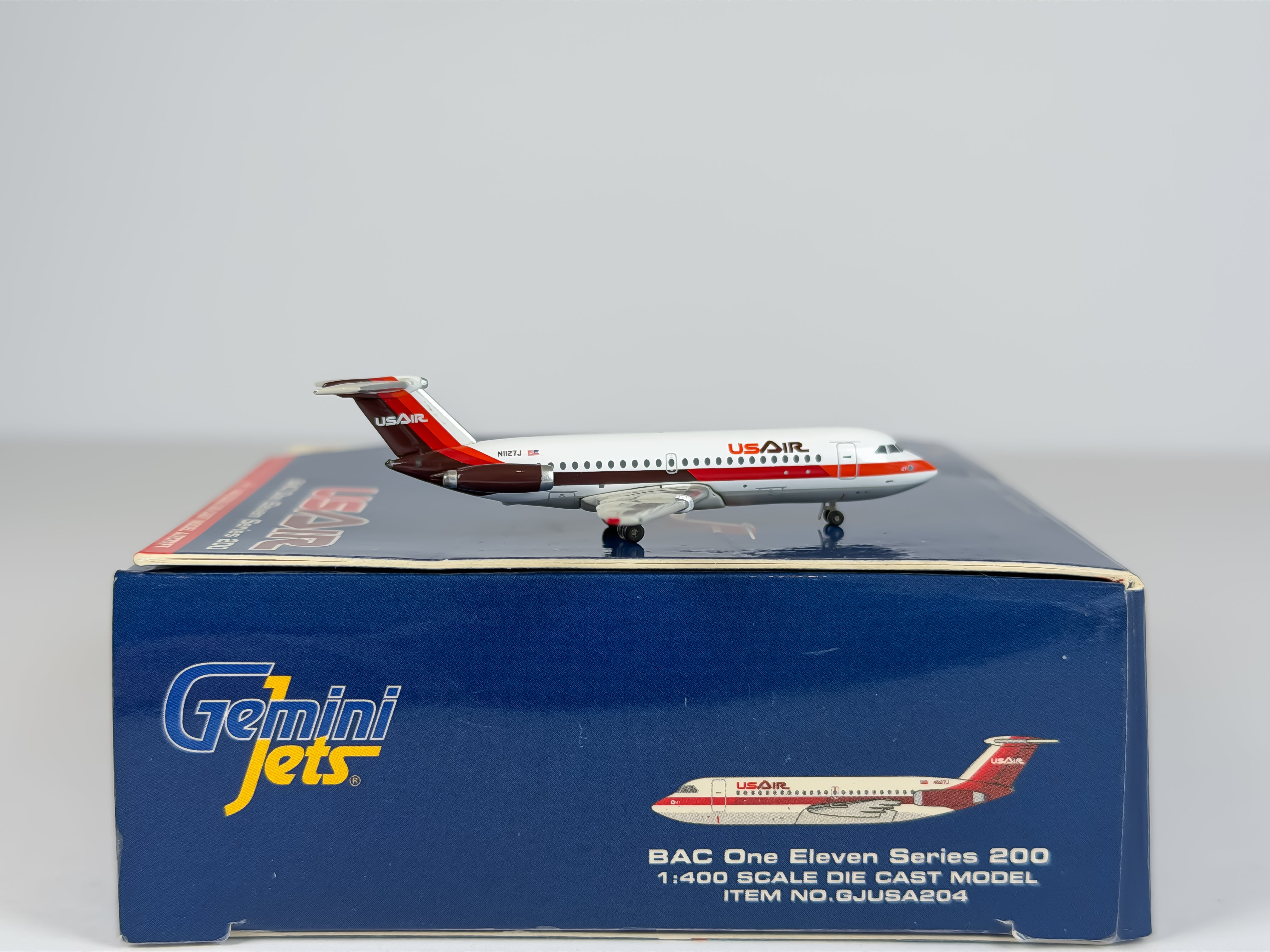 U.S Airways BAC 1-11 1:400 Gemini Jets N1127J (GJUSA204)