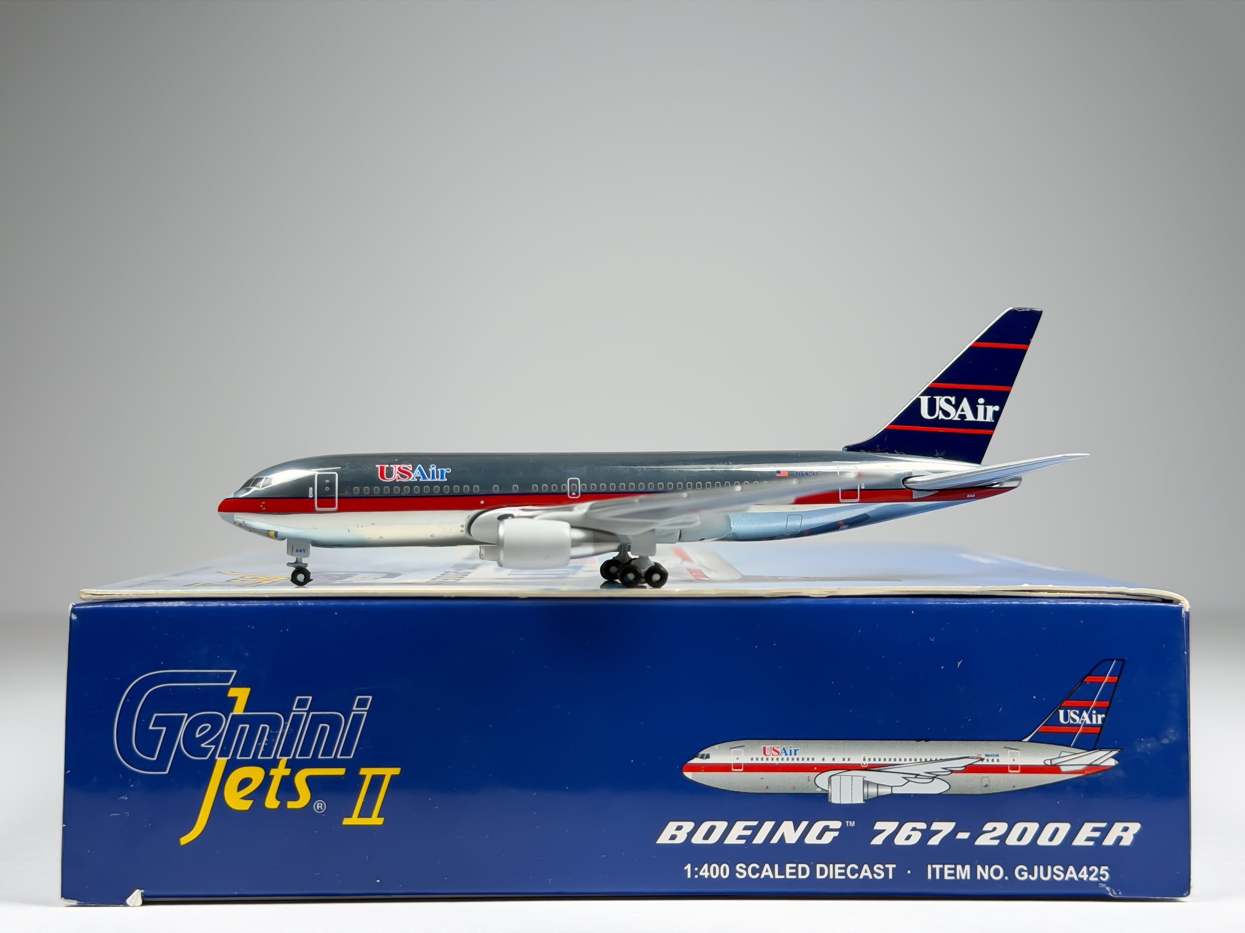 USAir Boeing 767-200 1:400 Gemini Jets N645US (GJUSA425)