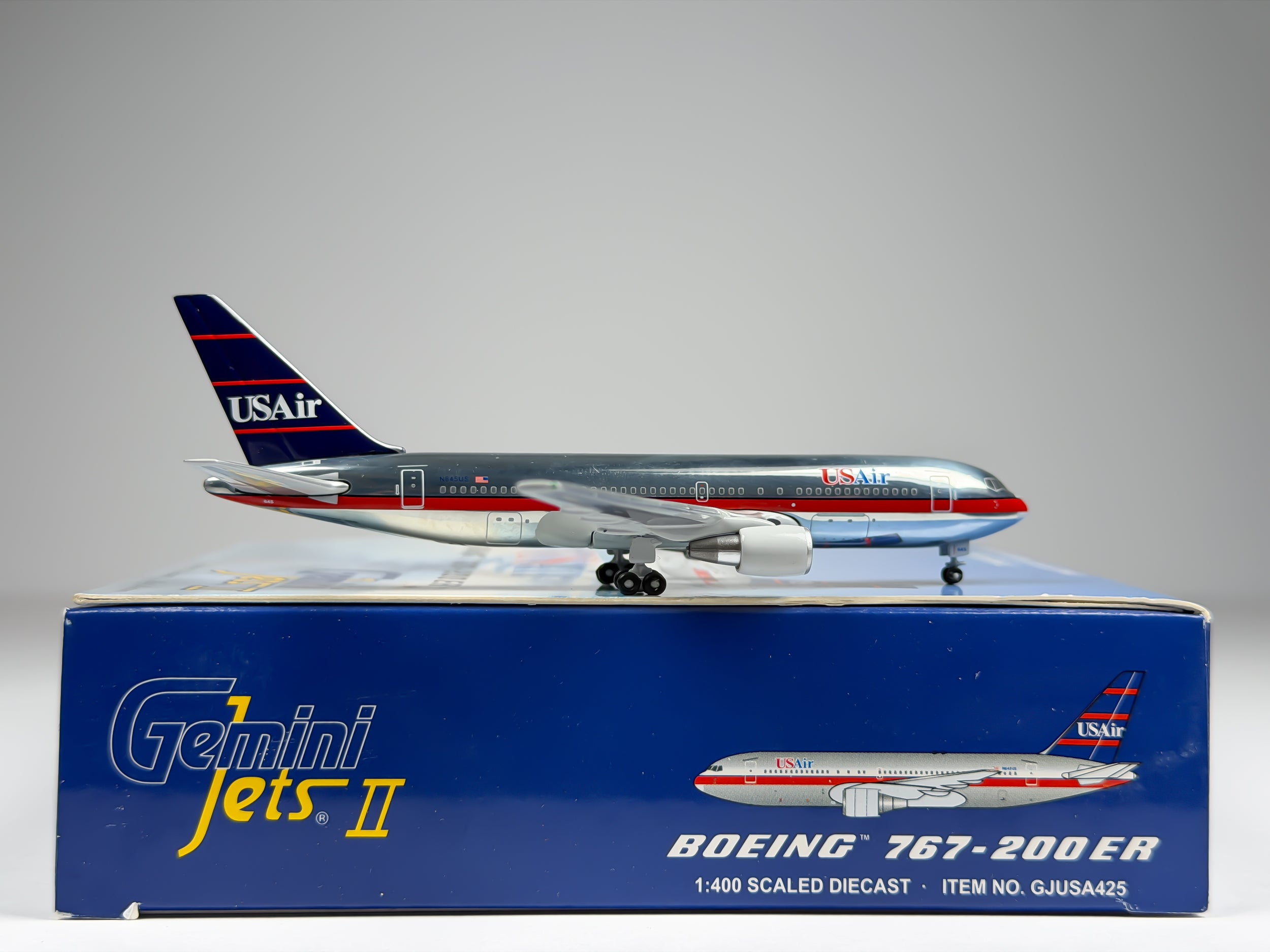 USAir Boeing 767-200 1:400 Gemini Jets N645US (GJUSA425)