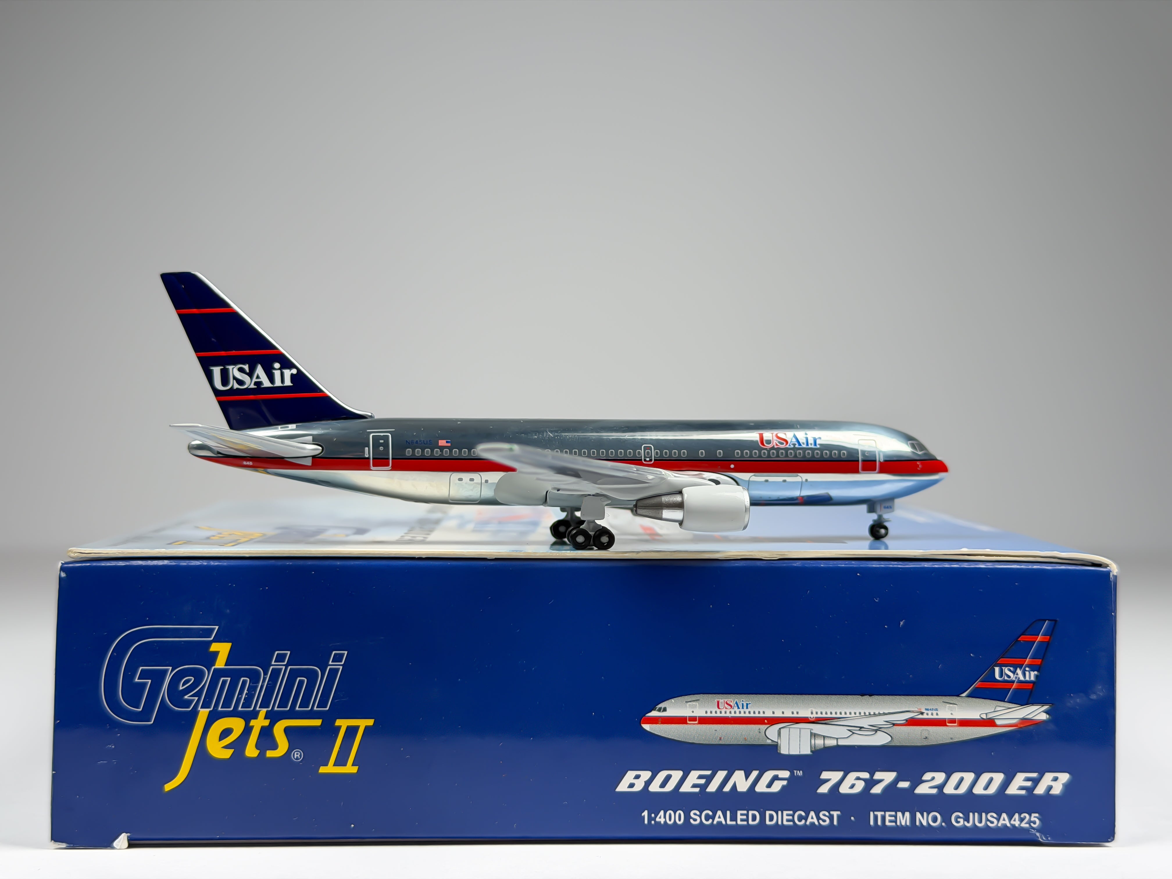 USAir Boeing 767-200 1:400 Gemini Jets N645US (GJUSA425)