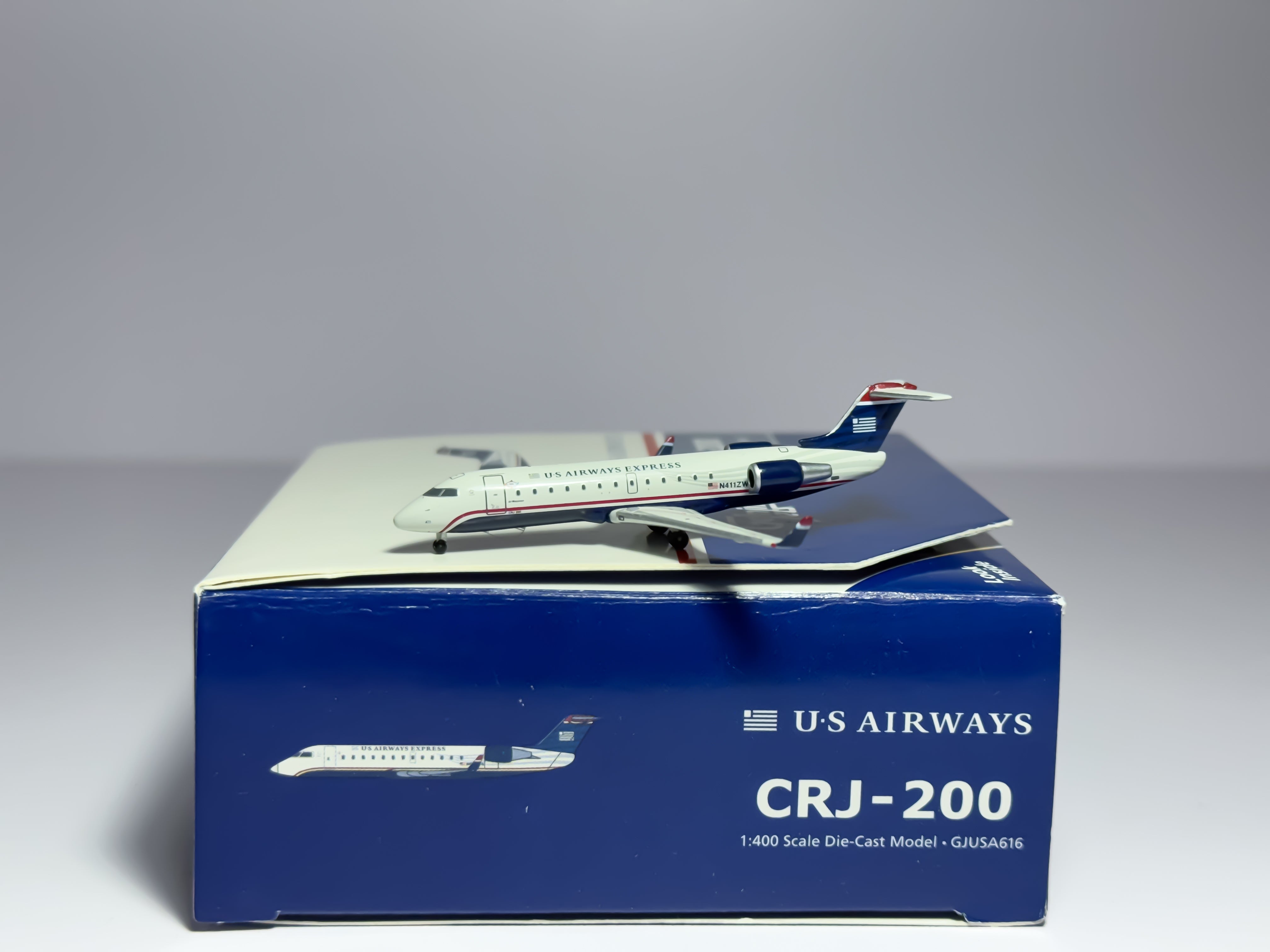U.S Airways Express Bombardier CRJ200 1:400 Gemini Jets N411ZW (GJUSA616)