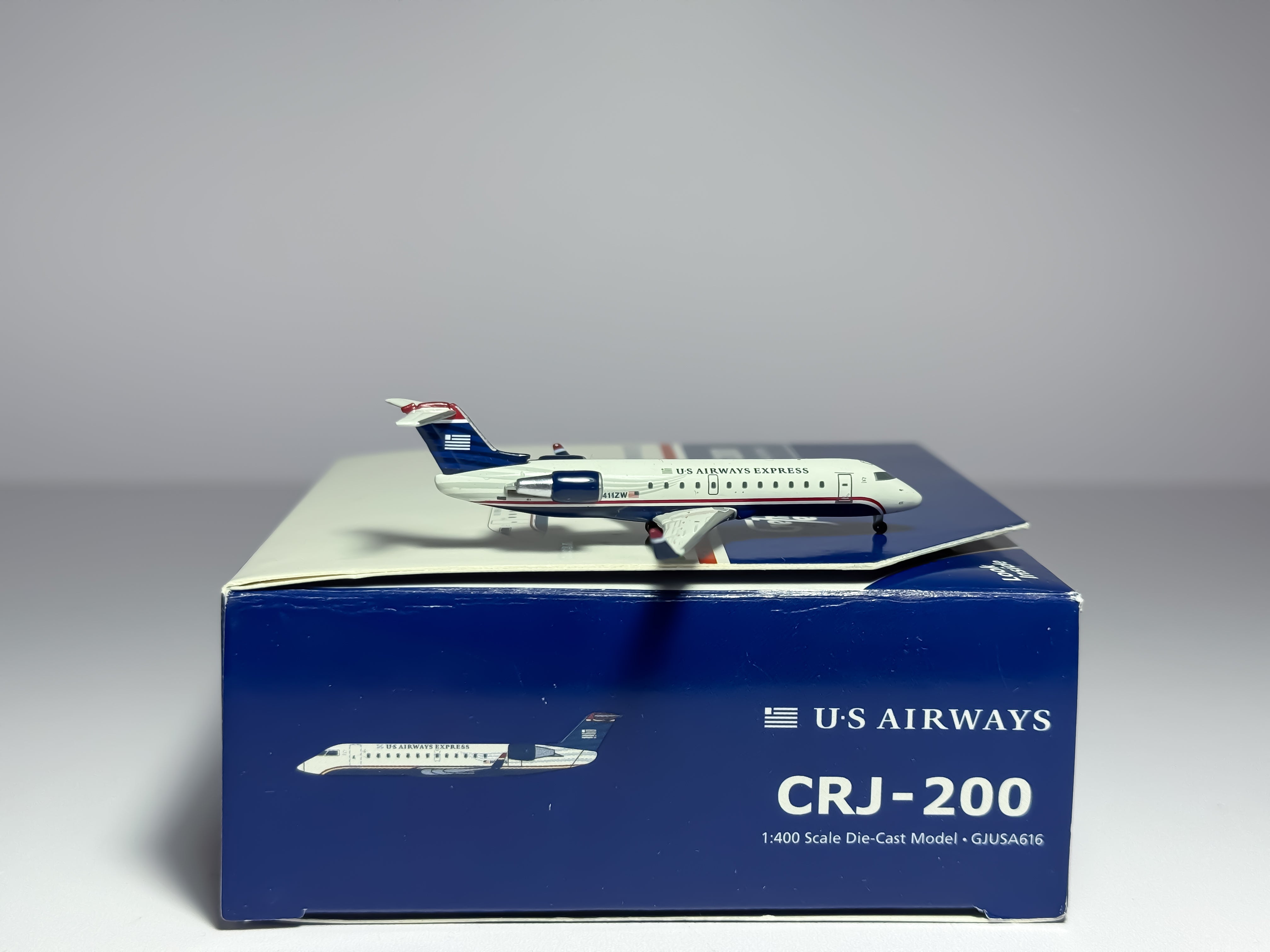 U.S Airways Express Bombardier CRJ200 1:400 Gemini Jets N411ZW (GJUSA616)
