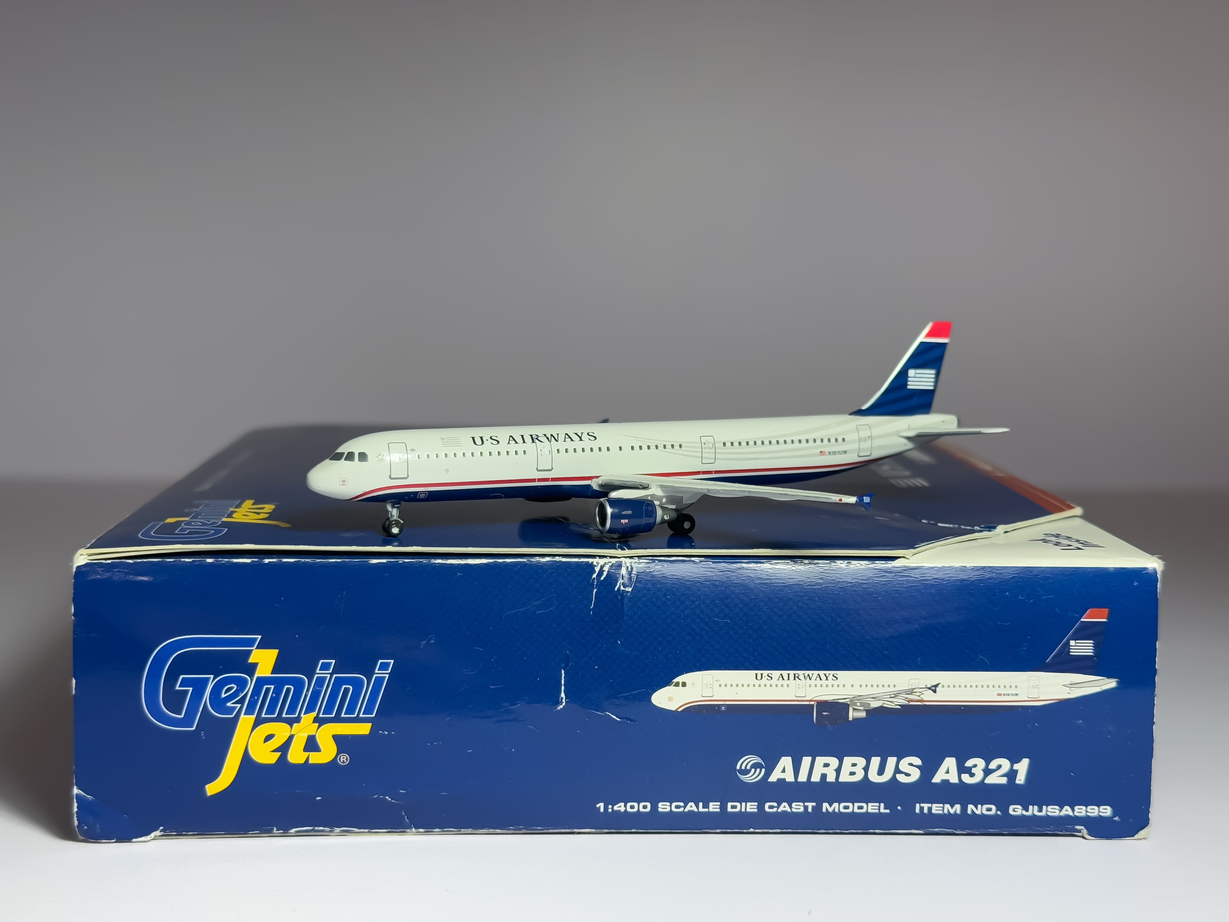 U.S Airways Airbus A321 1:400 Gemini Jets N161UW (GJUSA899)