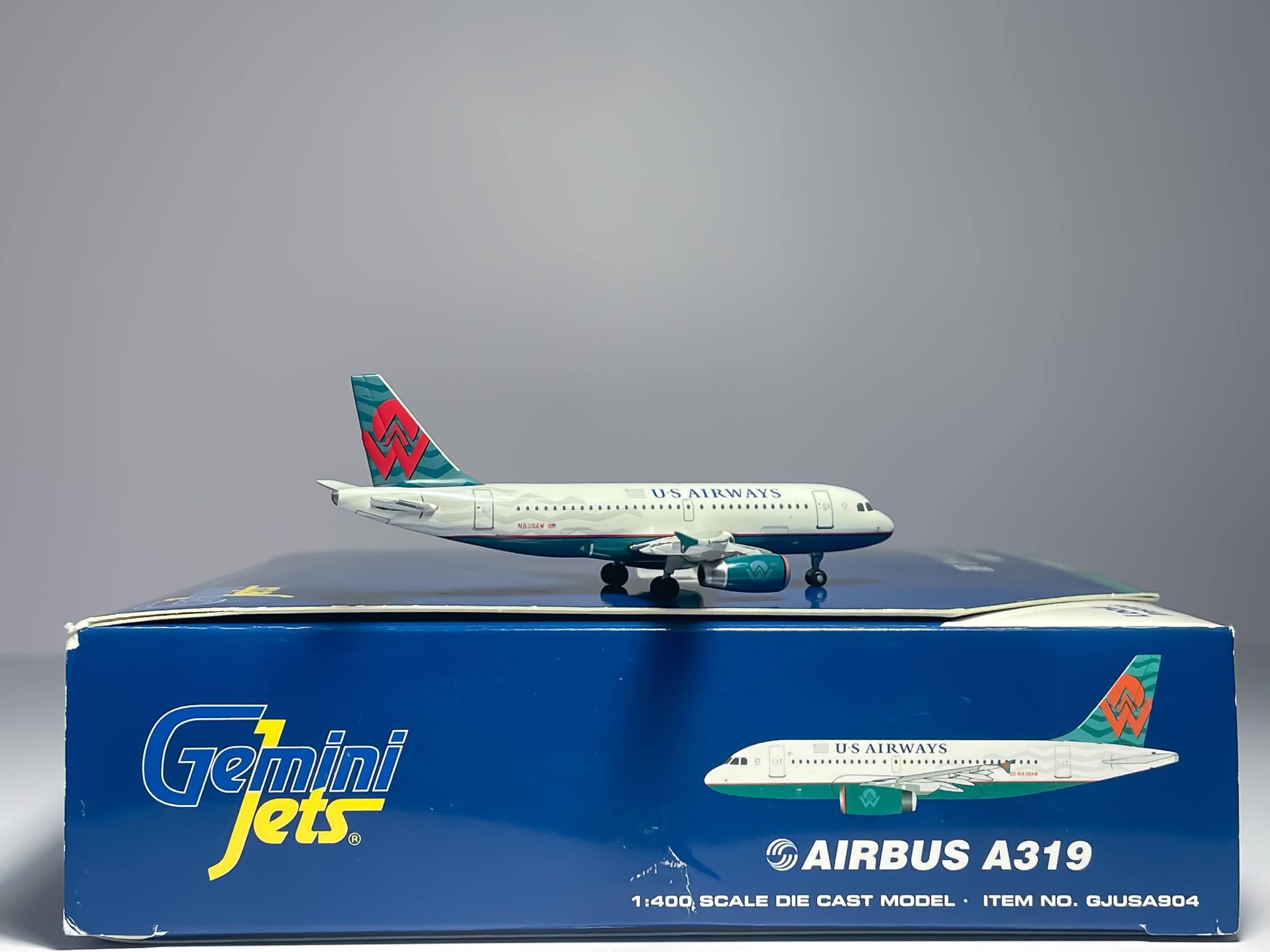 U.S Airways Airbus A319 1:400 Gemini Jets N838AW (GJUSA904)