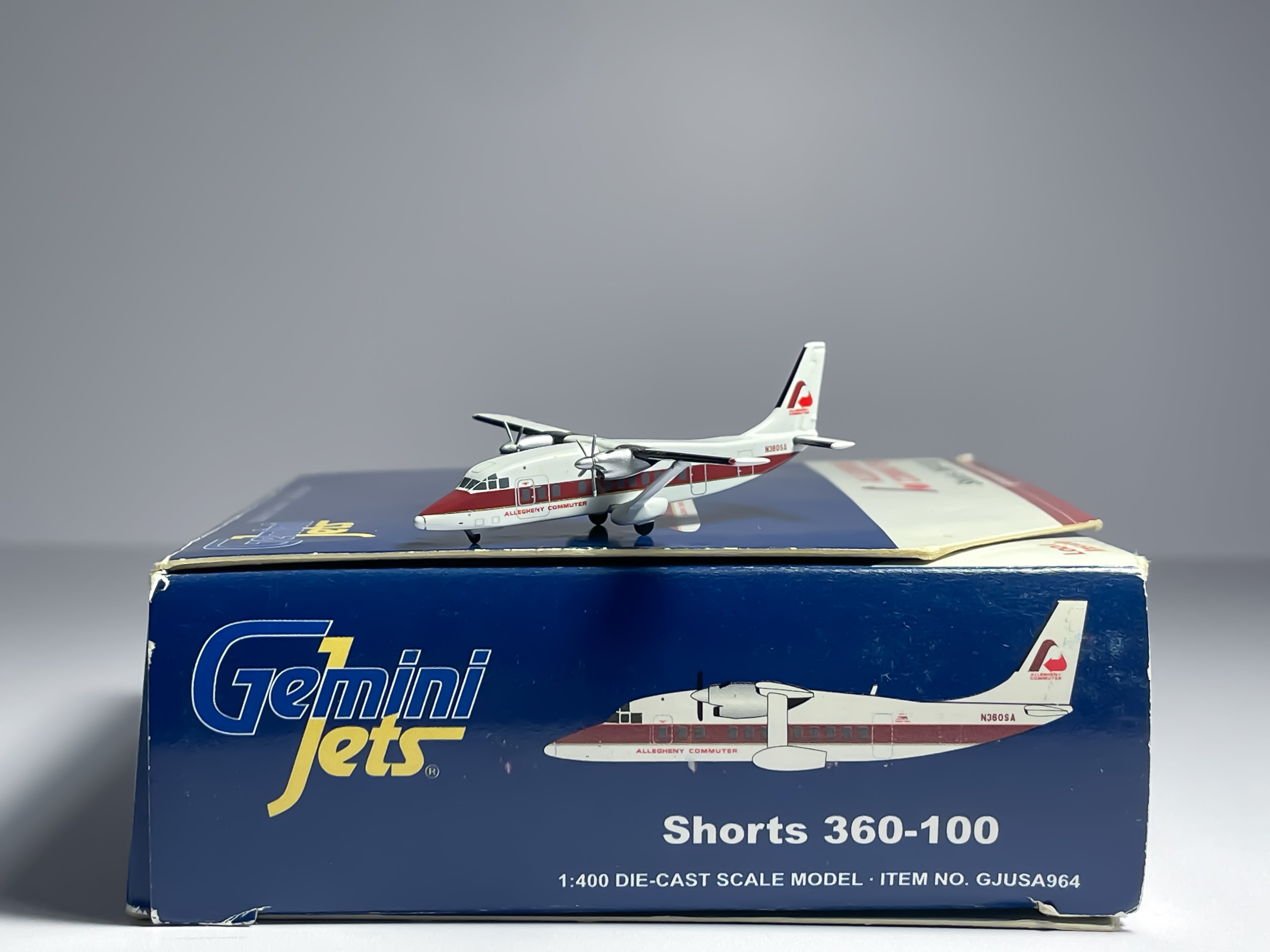 Allegheny Commuter Shorts 360 1:400 Gemini Jets N360SA (GJUSA965)