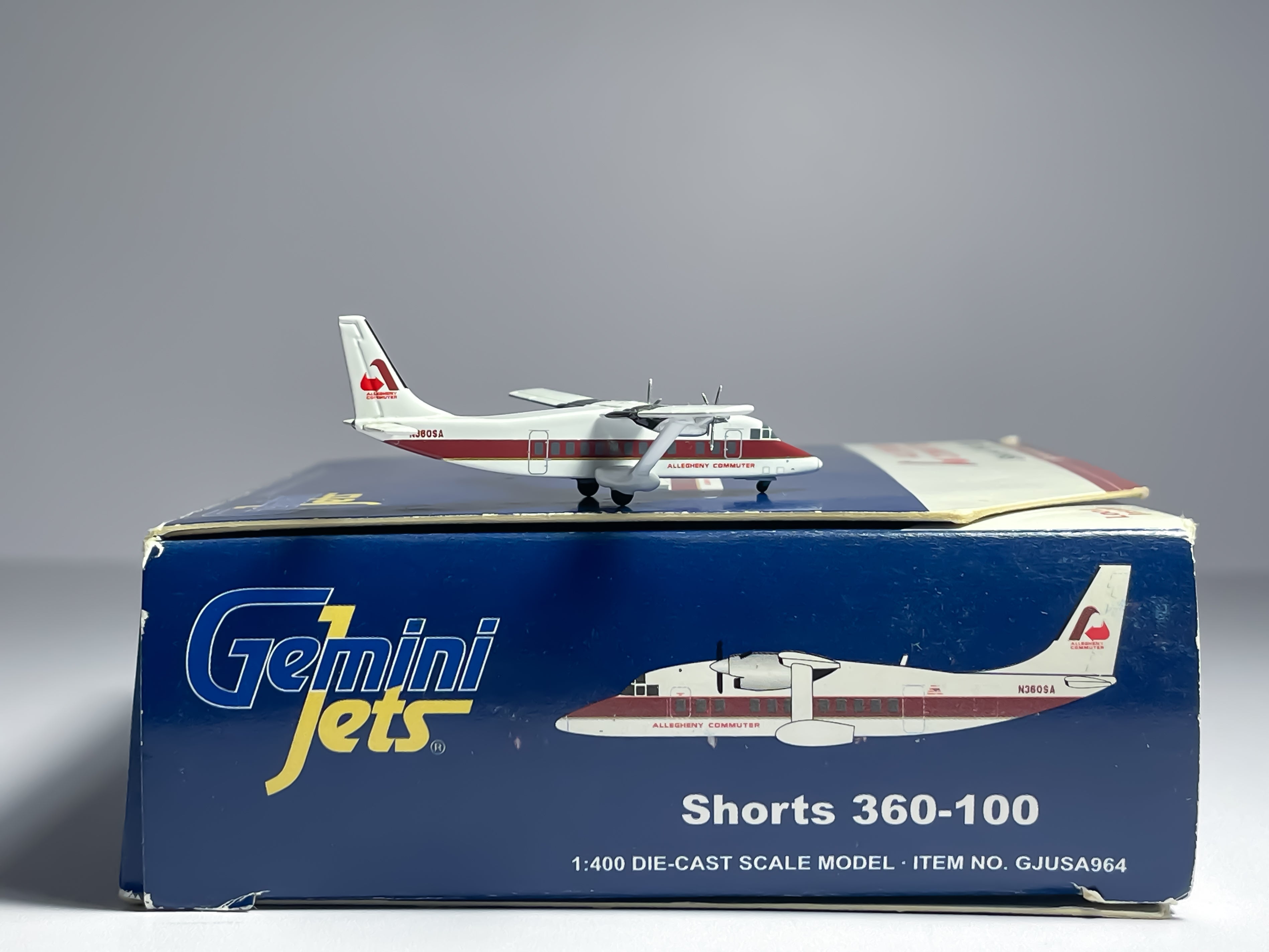 Allegheny Commuter Shorts 360 1:400 Gemini Jets N360SA (GJUSA965)