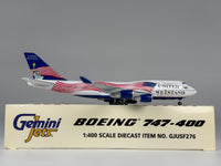 United We Stand Boeing 747-400 1:400 Gemini Jets N911US (GJUSF276)