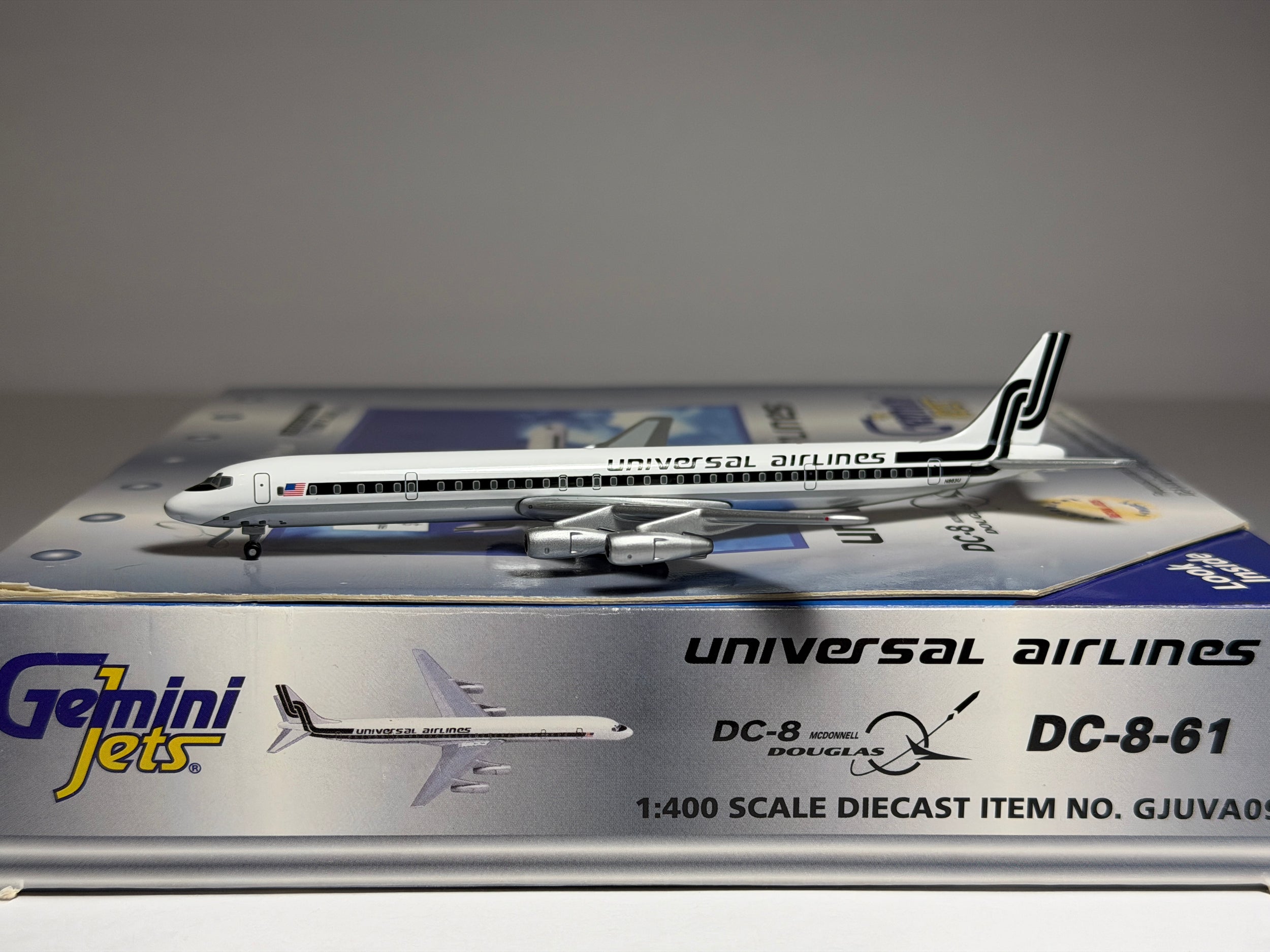 Universal Airlines Douglas DC-8-63 1:400 Gemini Jets N803U (GJUVA095)