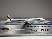 Universal Airlines Douglas DC-8-63 1:400 Gemini Jets N803U (GJUVA095)