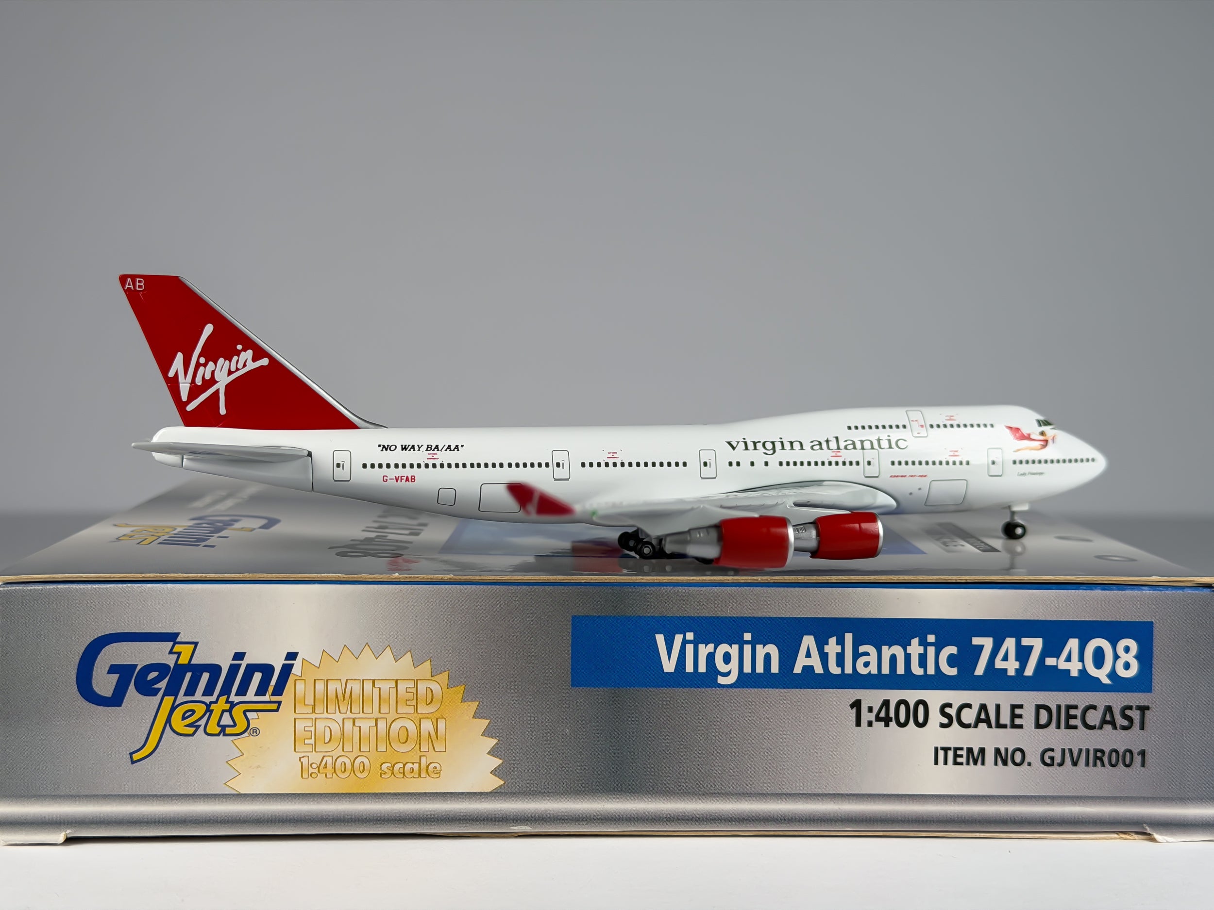 Virgin Atlantic Boeing 747-400 1:400 Gemini Jets G-VFAB (GJVIR001)