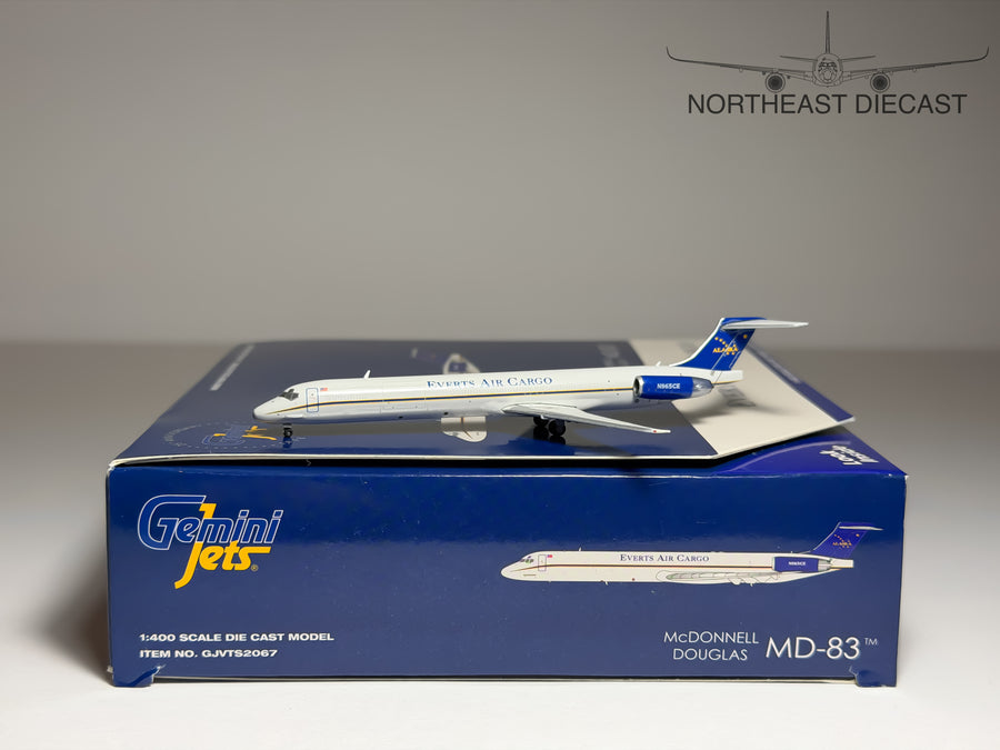 Everts Air Cargo McDonnell Douglas MD-83SF 1:400 Gemini Jets N965CE (GJVTS2067)
