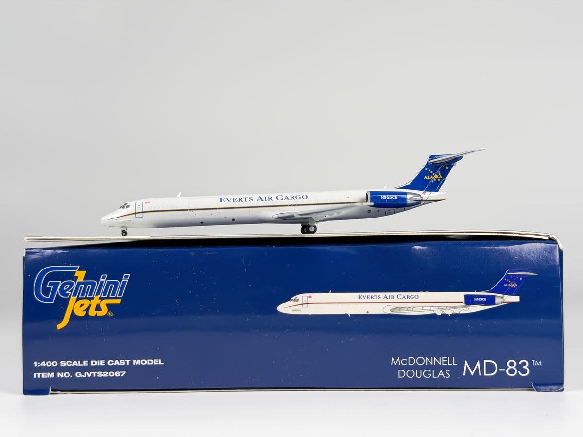 Everts Air Cargo McDonnell Douglas MD-83SF 1:400 Gemini Jets N965CE (GJVTS2067)
