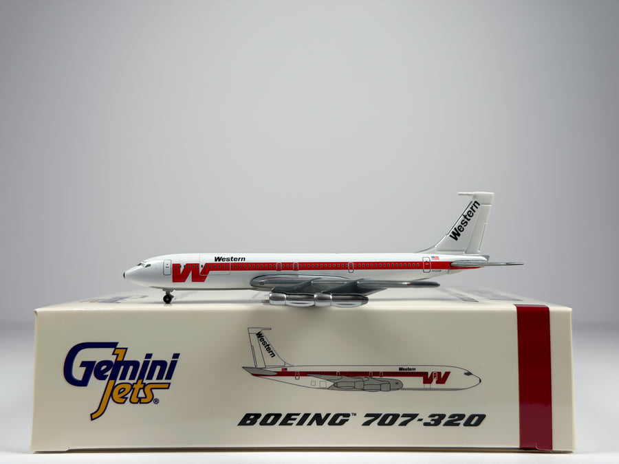 Western Airlines Boeing 707-300 1:400 Gemini Jets N1501W (GJWAL322)